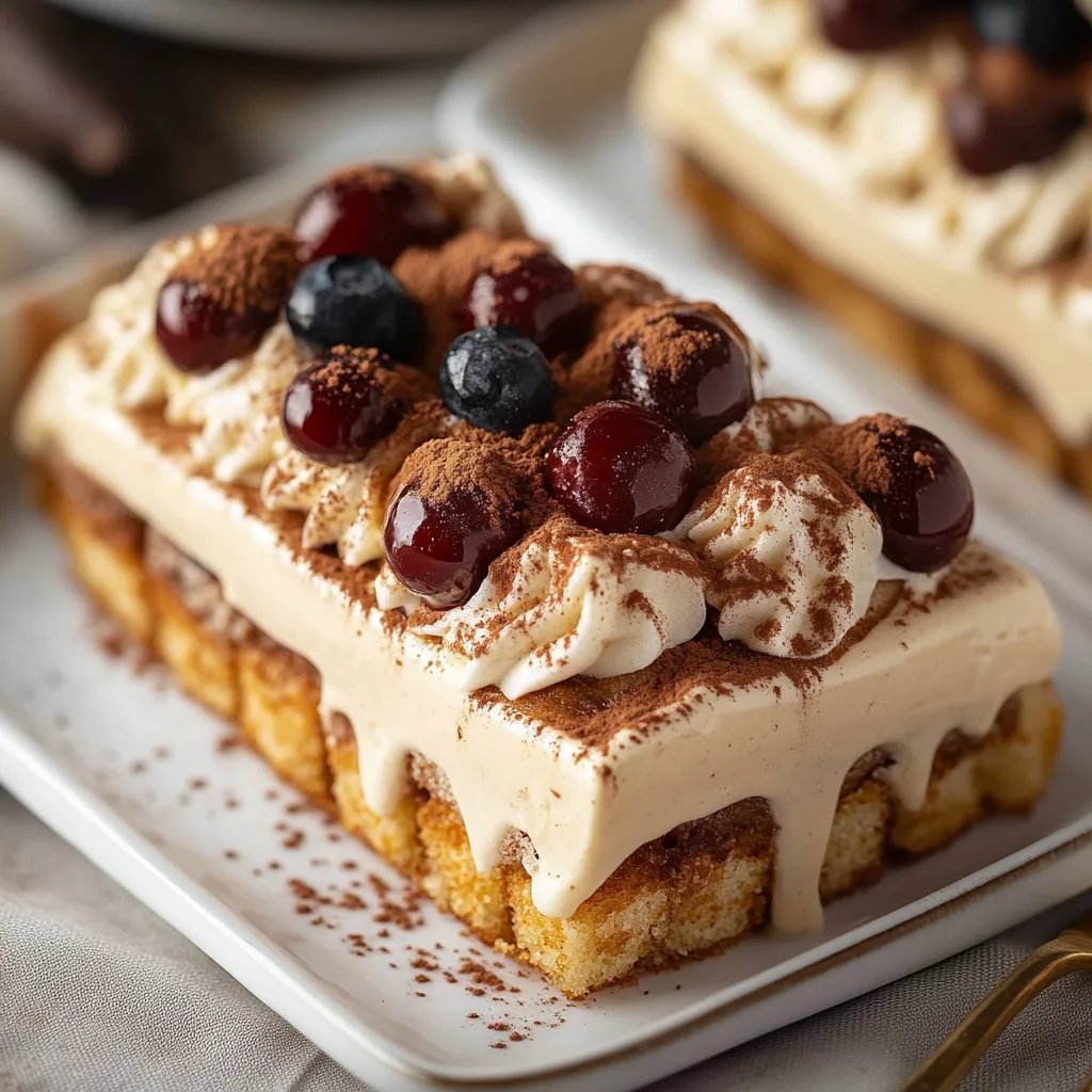 Weihnachts-Tiramisu-Dessert