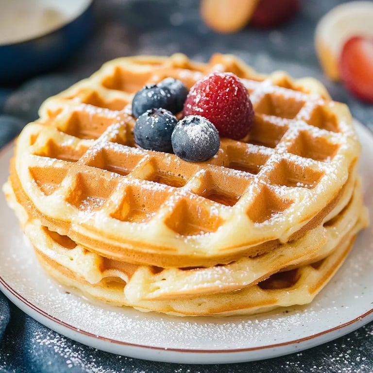 Fluffige Belgische Waffeln (Hausgemacht & So Einfach!)