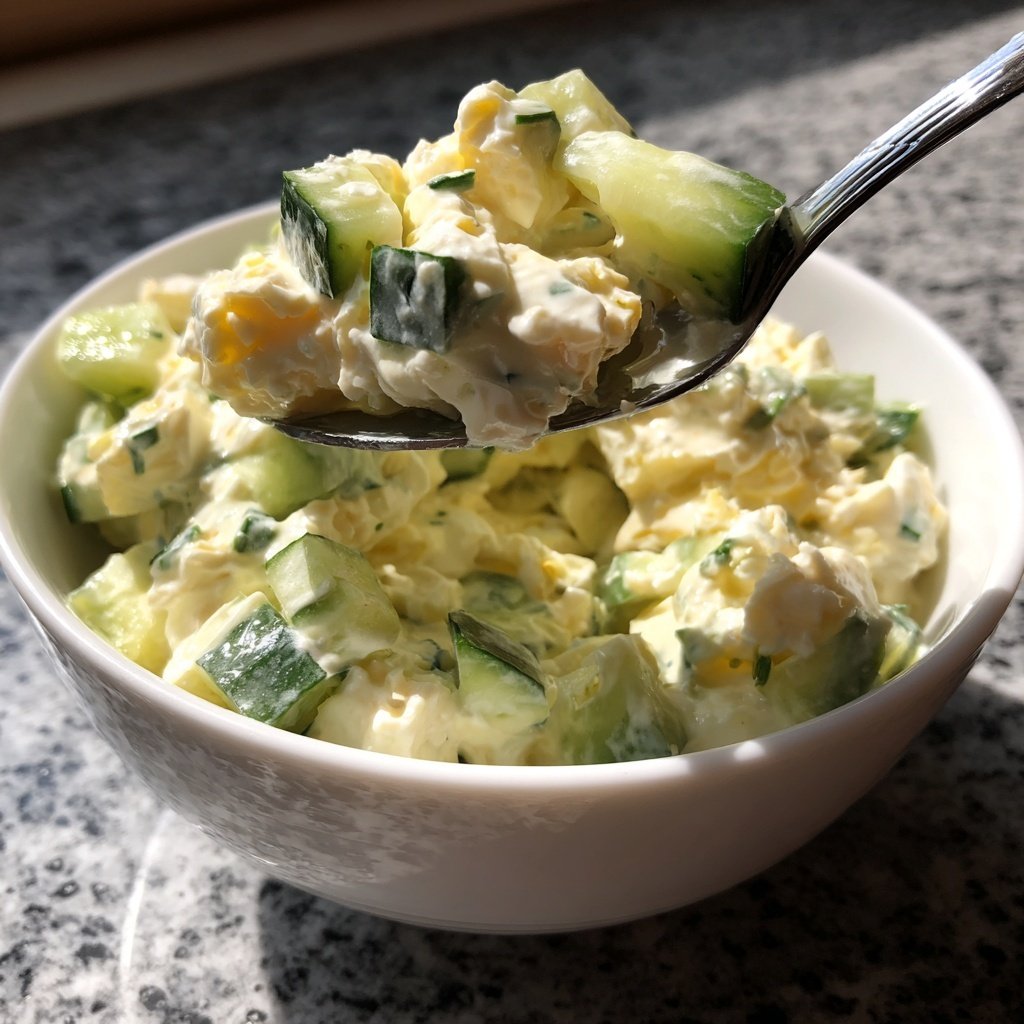 Schnell & Einfach 10-Minuten-Eiersalat mit Joghurt
