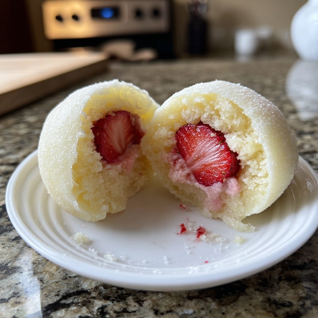 Erdbeer-Mochi