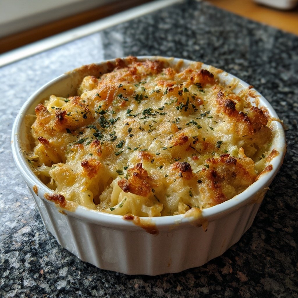 Nudelauflauf mit Kräutern