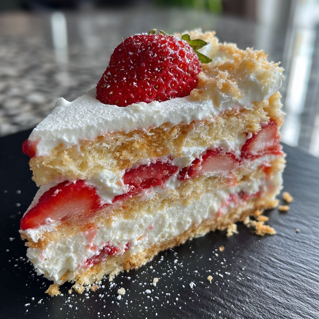 Erdbeer Quark Schnitten