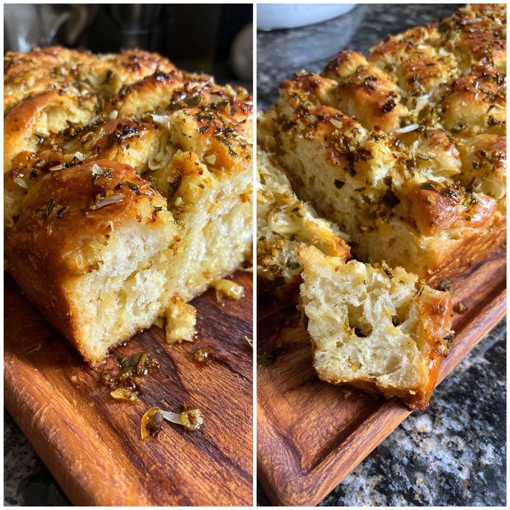 Zupfbrot Mit Knoblauch Öl