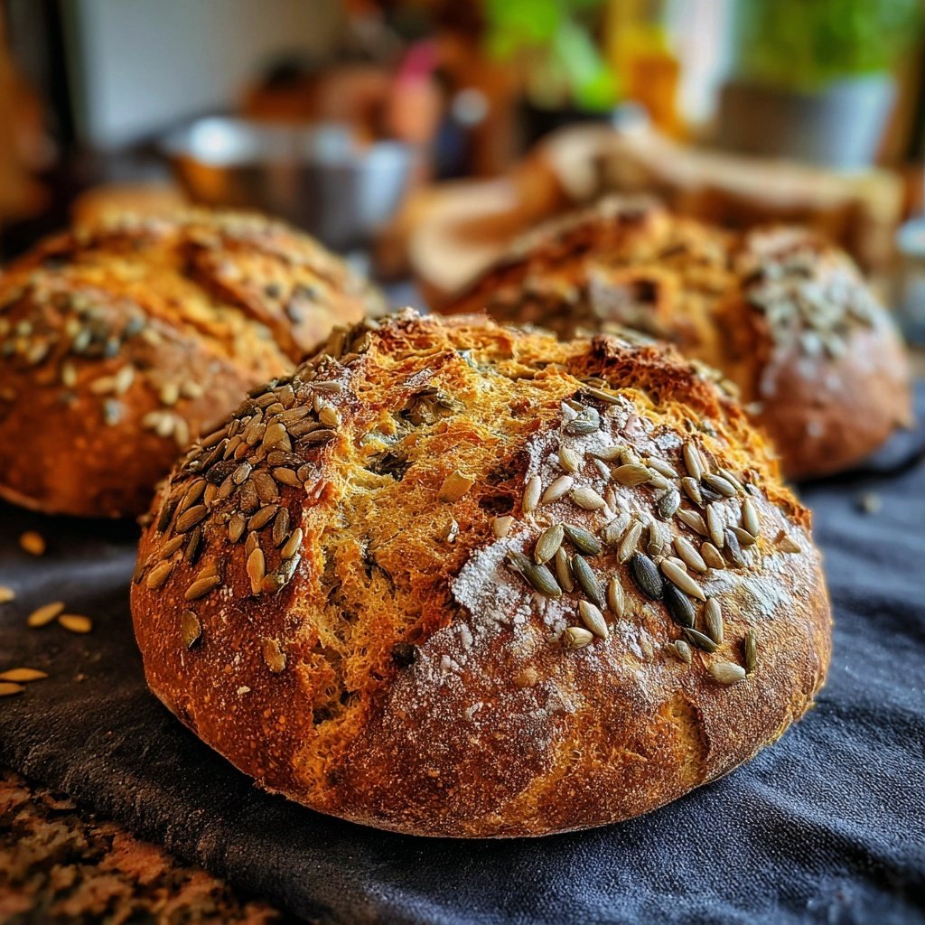 Zupfbrot Mit Sonnenblumenkernen